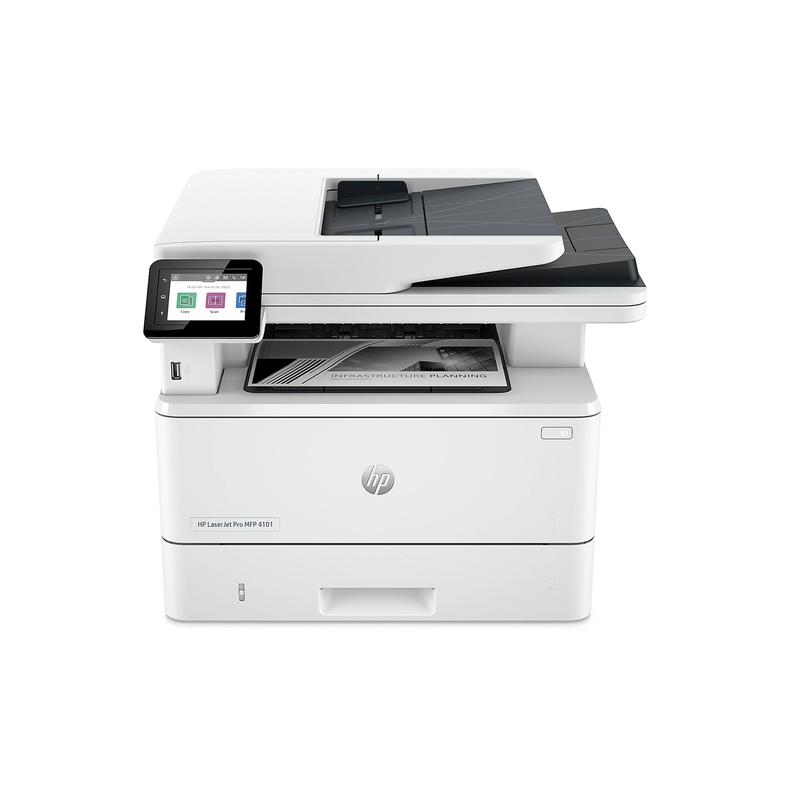 RefurbishedHP LaserJet Pro MFP 4101fdn Laser All-in-One Monochrome Printer